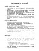 LOS TIEMPOS EN LA MONARQUIA