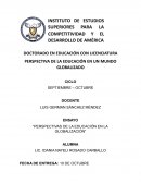 Perspectivas de la educación en la globalización