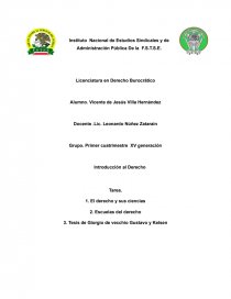 El derecho y sus ciencias auxiliares. Página 1
