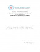 Análisis critico sobre los factores explicativos de la personalidad y la enfermedad para su integración a los modelos de salud y enfermedad