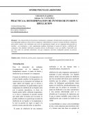 PRACTICA 6: DETERMINACION DE PUNTOS DE FUSION Y EBULLICION