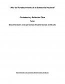 Discriminación a las personas afroamericanas en EE.UU