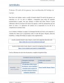Trabajo: El vuelo de los gansos. Las coordenadas del trabajo en equipo