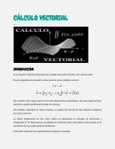 CÁLCULO VECTORIAL