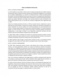 RUSIA: UN DRAMA EN TRES ACTOS. Página 1