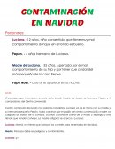 Contaminación en navidad