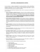 GUÍA PARA LA ORGANIZACIÓN DE EVENTOS