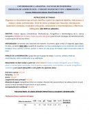 PROGRAMA DE AGROECOLOGÍA - CURSO DE MANEJO DE CUENCA HIDROGRÁFICA