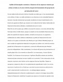 Análisis del desempeño económico y financiero de las empresas estatales