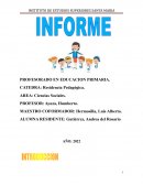 Informe Ciencias Sociales