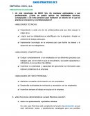 CASO PRÁCTICO N°3 EMPRESA: DEHC, S.A.