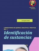 Identificación de sustancias