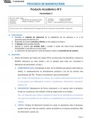 PROCESOS DE MANUFACTURA Producto Académico N°3