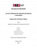 Aplicación de ventas para la Empresa de vidrios UTP
