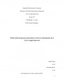 Medir el pH del agua para determinar el nivel de contaminación de la U.E.P. Colegio Mater Dei