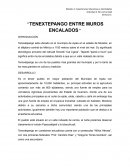 TENEXTEPANGO ENTRE MUROS ENCALADOS