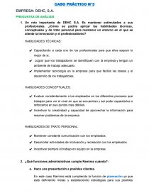 CASO PRÁCTICO N°3 EMPRESA: DEHC, S.A.. Página 1