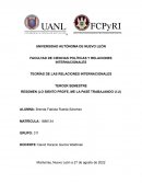 Ensayo de las relaciones internacionales