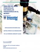 ANALISIS DE CASO- ESCANDALOS FINANCIEROS