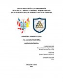 Auditoria de Gestión