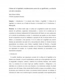 Cultura de la legalidad: consideraciones acerca de su significado y su relación con otros conceptos