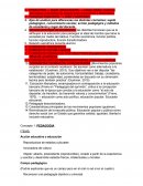 Resumen PEDAGOGÍA