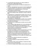 La capacidad de un departamento