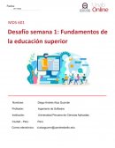 Fundamentos de la educación superior