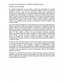 ¿Por que es importante el comercio internacional?