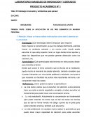 El liderazgo innovador y ambientes para pensar