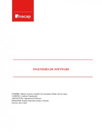 Evaluacion Ingeneria de software. Página 1