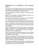 Descripción de la plataforma LEGO education SKIPE