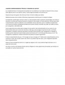 Algunos comportamientos típicos de "demanda de justicia"