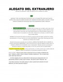 Alegato libro "EL extranjero"