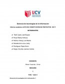 Acta de Constitución de proyectos de TI integrantes