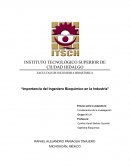 Importancia del ingeniero Bioquímico en la industria