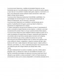 Las proyecciones financieras y medidas de desempeño financiero