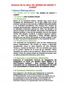 Analisis del Mundo es ancho y Ajeno