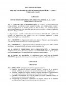REGLAMENTO INTERNO ORGANIZACIÓN