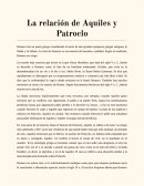 La relación de Aquiles y Patroclo