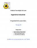 Ingeniería Industrial Propiedad de los materiales
