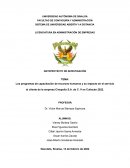 Los programas de capacitación de recursos humanos y su impacto en el servicio al cliente de la empresa Cinepolis S.A. de C. V en Culiacán 2022