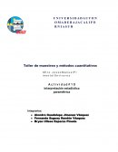 Interpretación estadística paramétrica