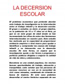 LA DESERSION ESCOLAR