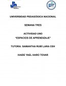 Espacios de aprendizaje
