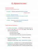 EL ROMANTICISMO CONTEXTO HISTÓRICO