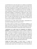 Administración estrategica , el buffet