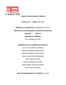 Movimiento con Aceleración Constante Practica No.5