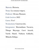 Informe de historia. La semana trágica