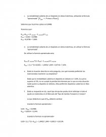 Tarea Grupal N°1 - Parte 1 Paridad Cubierta de Tasas de Interés. Página 2